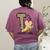 T Is For Teacher’s Aide Back To First Day Of School Leopard Men Women Girls Kids Women's Comfort Colors T-Shirt Back Print Berry