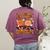 I Teach The Coolest Pumpkins In The Patch Teacher Halloween Women's Comfort Colors T-Shirt Back Print Berry