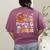 I Teach The Cutest Pumpkins In The Patch Halloween Teacher Women's Comfort Colors T-Shirt Back Print Berry