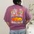 I Teach The Cutest Pumpkins In The Patch Teacher Women's Comfort Colors T-Shirt Back Print Berry