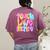 Teach Love Inspire Preppy Back To School Teacher Women Women's Comfort Colors T-Shirt Back Print Berry Teach Love Inspire Preppy Back To School Teacher Women Women's Comfort Colors T-Shirt Back Print Berry