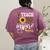 TEACH LOVE INSPIRE Teacher Sunflower Appreciation Women's Comfort Colors T-Shirt Back Print Berry TEACH LOVE INSPIRE Teacher Sunflower Appreciation Women's Comfort Colors T-Shirt Back Print Berry