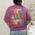 I Teach Pre-K Superheroes Students Teacher Back To School Women's Comfort Colors T-Shirt Back Print Berry