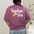 Teacher Bee Bumblebee Back To School Women's Comfort Colors T-Shirt Back Print Berry Teacher Bee Bumblebee Back To School Women's Comfort Colors T-Shirt Back Print Berry