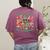 Teacher Christmas Rockin' Around The Classroom Men Women Kids Women's Comfort Colors T-Shirt Back Print Berry