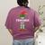 The Teacher Elf Family Matching Group Idea Christmas Women's Comfort Colors T-Shirt Back Print Berry