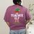 The Teacher Elf Matching Family Christmas Women's Comfort Colors T-Shirt Back Print Berry The Teacher Elf Matching Family Christmas Women's Comfort Colors T-Shirt Back Print Berry