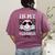 In My Teacher Era Groovy Tie Dye Back To School Cute Teacher Women's Comfort Colors T-Shirt Back Print Berry