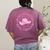 In My Teacher Era Yeehaw Pink Teacher Western Cowgirl Women's Comfort Colors T-Shirt Back Print Berry