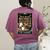 The Teacher Ghost Book Reading Books Lover Halloween Women's Comfort Colors T-Shirt Back Print Berry The Teacher Ghost Book Reading Books Lover Halloween Women's Comfort Colors T-Shirt Back Print Berry