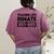 Teacher Life Jail Inmate Prisoner Halloween Costume Women's Comfort Colors T-Shirt Back Print Berry