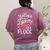 This Teacher Loves Her Flock Flamingo Teacher Class Women's Comfort Colors T-Shirt Back Print Berry This Teacher Loves Her Flock Flamingo Teacher Class Women's Comfort Colors T-Shirt Back Print Berry