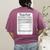 Teacher Nutrition Facts Teachers Nutritional Fact Women's Comfort Colors T-Shirt Back Print Berry Teacher Nutrition Facts Teachers Nutritional Fact Women's Comfort Colors T-Shirt Back Print Berry