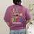 Teacher Of Pre K Superheroes Teacher New School Year Men Women Women's Comfort Colors T-Shirt Back Print Berry