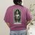 The Teacher Skeleton Tarot Card Women's Comfort Colors T-Shirt Back Print Berry The Teacher Skeleton Tarot Card Women's Comfort Colors T-Shirt Back Print Berry