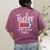 Teacher Summer Recharge Required Last Day School Women Women's Comfort Colors T-Shirt Back Print Berry