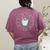 Teacher Supporter Bucket Filler Hero Women's Comfort Colors T-Shirt Back Print Berry