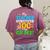 My Teacher Survived 100 Days Of Me Dab 100 Days Of School For Men Women Kids Women's Comfort Colors T-Shirt Back Print Berry