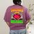 Teacher Teachers Love Brains Skeleton Hand Heart Halloween Women's Comfort Colors T-Shirt Back Print Berry Teacher Teachers Love Brains Skeleton Hand Heart Halloween Women's Comfort Colors T-Shirt Back Print Berry