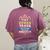 Teacher Tiny Human Tamer This My Circus These Are My Monkeys Women's Comfort Colors T-Shirt Back Print Berry