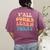 Teacher Y'All Gonna Learn Today First Day Of School Teachers Women's Comfort Colors T-Shirt Back Print Berry