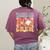 Teachers Aide Boo Crew Ghost Groovy Halloween For Women Women's Comfort Colors T-Shirt Back Print Berry