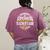 Teachers Aide Idea Professional Superhero Teachers Aides Men Women Women's Comfort Colors T-Shirt Back Print Berry