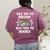 Teachers Red Ribbon Week Say No To Drugs Say Yes To Books Women's Comfort Colors T-Shirt Back Print Berry