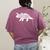 Teachersaurus Like A Normal Teacher Awesome Dinosaur Teacher Men Women Girls Kids Women's Comfort Colors T-Shirt Back Print Berry