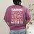 Teaching Future Artists For Art Teachers And Lovers For Men Women Girls Kids Women's Comfort Colors T-Shirt Back Print Berry Teaching Future Artists For Art Teachers And Lovers For Men Women Girls Kids Women's Comfort Colors T-Shirt Back Print Berry