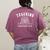Teaching Tiny Disciples Christian Bible Verse Teacher Women's Comfort Colors T-Shirt Back Print Berry