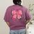 Teaching Is A Work Of Heart Pencil Bow Teacher Valentine Women's Comfort Colors T-Shirt Back Print Berry Teaching Is A Work Of Heart Pencil Bow Teacher Valentine Women's Comfort Colors T-Shirt Back Print Berry