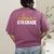 Team 6th Grade Hello Sixth Grade Crew Squad Teacher Kids Women's Comfort Colors T-Shirt Back Print Berry
