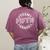 Team Fifth Grade Teacher Student Squad Team 5th Grade School Women's Comfort Colors T-Shirt Back Print Berry