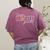 Team First Grade Back To School 1st Grade Teacher Kids Cute Women's Comfort Colors T-Shirt Back Print Berry