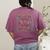 Thankful For Books Turkey Reading Book Lovers Fall Teacher Women's Comfort Colors T-Shirt Back Print Berry