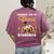 Thankful For My Dance Students Thanksgiving Turkey Teacher For Men Women Girls Kids Women's Comfort Colors T-Shirt Back Print Berry
