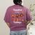 Thankful For My Prek Turkeys In Masks Thanksgiving Teacher For Men Women Women's Comfort Colors T-Shirt Back Print Berry