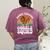 Thanksgiving Dance Teacher Gobble Squad Turkey Women's Comfort Colors T-Shirt Back Print Berry