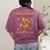 Thanksgiving Grammar Thankful English Teacher Fall Turkey Women's Comfort Colors T-Shirt Back Print Berry