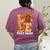 Thanksgiving Love First Grade Teacher Turkey Autumn Fall For Men Women Girls Kids Women's Comfort Colors T-Shirt Back Print Berry
