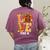 Thanksgiving Love Pre-K Teacher Turkey Autumn Fall For Men Women Girls Kids Women's Comfort Colors T-Shirt Back Print Berry