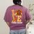 Thanksgiving Love Third Grade Teacher Turkey Autumn Fall Men Women Girls Kids Women's Comfort Colors T-Shirt Back Print Berry