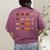 Thanksgiving Order Of Operations Turkey Quiz Math Teacher Women's Comfort Colors T-Shirt Back Print Berry