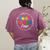 Third Grade Crew First Day Of School 3rd Grade Teacher Women's Comfort Colors T-Shirt Back Print Berry