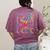 Tie Dye 2nd Grade Typography Team Second Grade Teacher Women's Comfort Colors T-Shirt Back Print Berry Tie Dye 2nd Grade Typography Team Second Grade Teacher Women's Comfort Colors T-Shirt Back Print Berry
