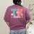TK Team Back To School Teachers Students Team TK Women's Comfort Colors T-Shirt Back Print Berry