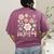 TK Vibes Back To School TK Girl Kid TK Team TK Teacher Women Women's Comfort Colors T-Shirt Back Print Berry