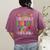 Toddler Negotiator Preschool Teacher Humor Babysitters Women's Comfort Colors T-Shirt Back Print Berry
