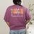 Toddler Teacher Retro Groovy Women Happy First Day Of School Women's Comfort Colors T-Shirt Back Print Berry
